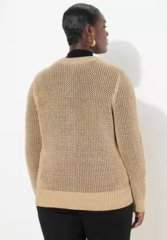 Кардиган LONG SLEEVE Ulla Popken, золотой