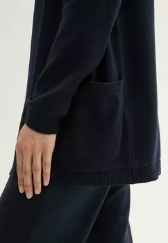 Кардиган MIT AUFGESETZTEN TASCHEN TOM TAILOR, темно-синий