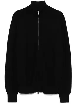 Кардиган на молнии Zegna, черный