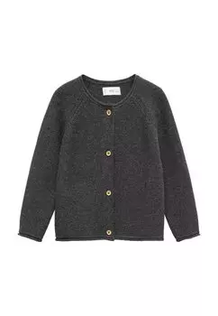 Кардиган NALA Mango Kids, цвет charcoal