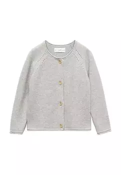 Кардиган NALA Mango Kids, цвет grey