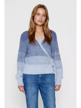 Кардиган NMPH Fade, цвет Hellblau/Blau