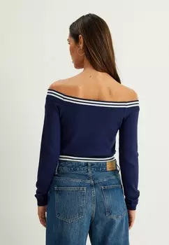 Кардиган OFF SHOULDER Koton, темно-синий
