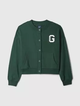 Кардиган оверсайз Gap, зеленый