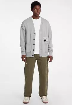Кардиган PATCH Guess Jeans, серый