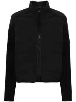 Кардиган с дутыми вставками MONCLER, черный