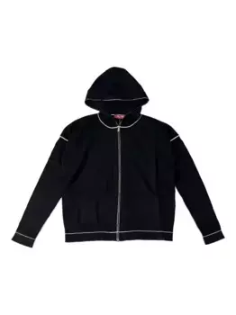 Кардиган с капюшоном MAX MARA, черный