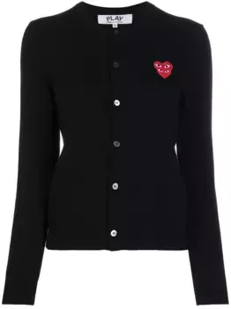 Кардиган с нашивкой Comme Des Garons Play, черный