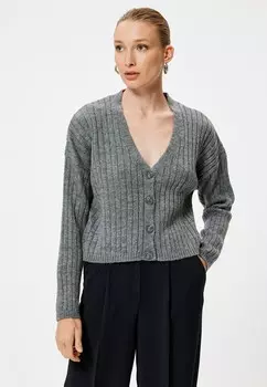Кардиган STRIPED Koton, серый