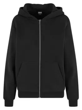 Кардиган Urban Classics Zip-Kapuzenpullover, черный