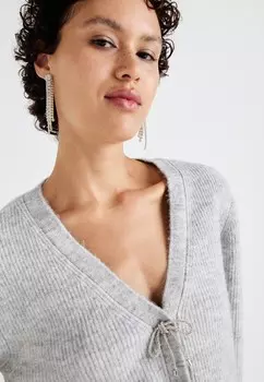 Кардиган VMCAIA V-NECK Vero Moda, светло-серый