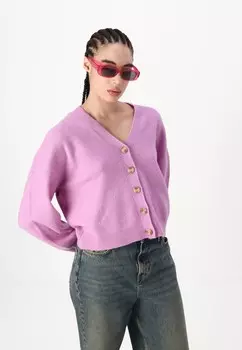 Кардиган VMLEAF V-NECK Vero Moda, сиреневый