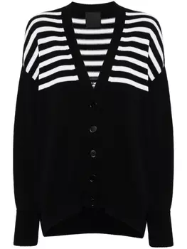 Кардиган в полоску Givenchy, черный