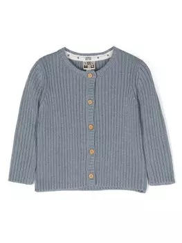 Кардиган в рубчик Bonton, синий