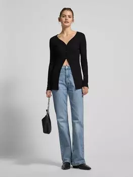 Кардиган в рубчик Calvin Klein Jeans, черный