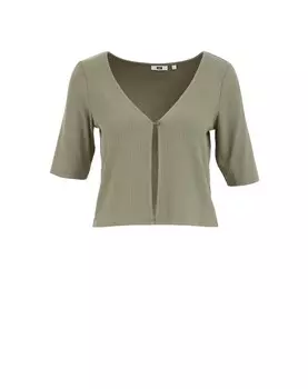 Кардиган WE Fashion Knit Cardigan, оливковый