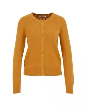 Кардиган WE Fashion Knit Cardigan, желтый