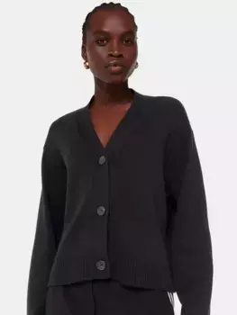 Кардиган Whistles Nina Button Front, черный