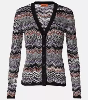 Кардиган зигзаг Missoni, dark tones