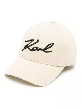 Karl Lagerfeld бейсболка K Signature, серый