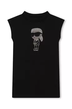 Karl Lagerfeld Детское платье, черный