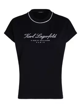 Karl Lagerfeld футболка Hotel Karl, черный