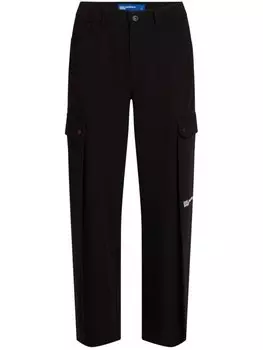 Karl Lagerfeld Jeans широкие брюки карго, черный