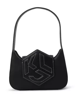 Karl Lagerfeld Jeans сумка на плечо с монограммой Hexagon, черный