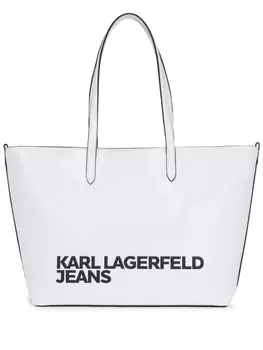 Karl Lagerfeld Jeans сумка-тоут Essential с логотипом, белый