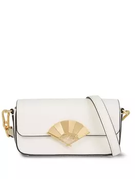 Karl Lagerfeld маленькая сумка через плечо Signature Fan, белый