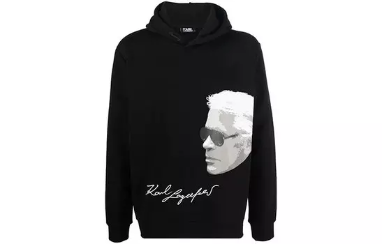 KARL LAGERFELD Мужская толстовка, цвет Black