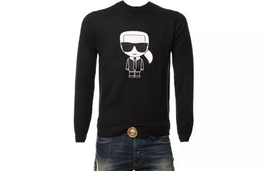KARL LAGERFELD Мужская толстовка, цвет Black