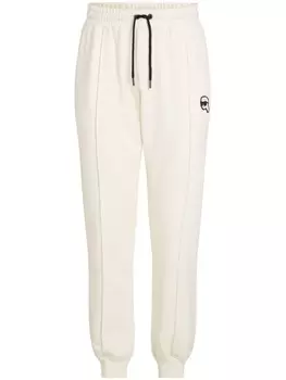 Karl Lagerfeld спортивные брюки Ikonik 2.0 из органического хлопка, белый