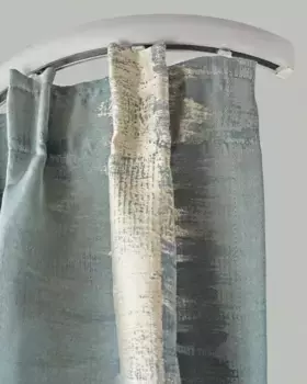 Карниз GARESA "400", 1 направляющая, желаемая длина 470 см, цвет aluminiumfarben/natur