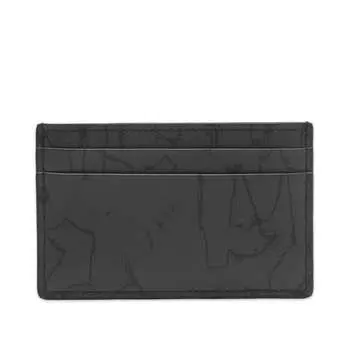 Картхолдер Alexander Mcqueen Graffiti Logo, черный