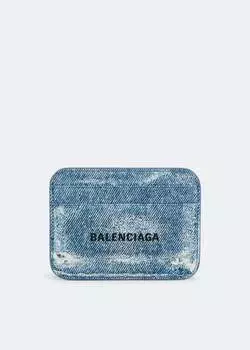 Картхолдер BALENCIAGA Cash card holder, синий