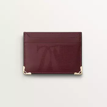 Картхолдер Cartier Porte-cartes double, Must de Cartier, xl бордовый
