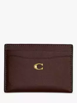 Картхолдер Coach Leather, цвет maple