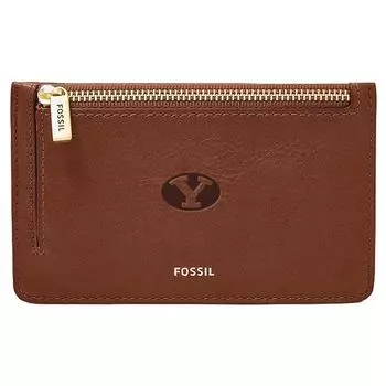 Картхолдер Fossil Byu Cougars, коричневый
