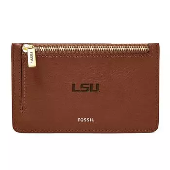 Картхолдер Fossil Lsu Tigers, коричневый