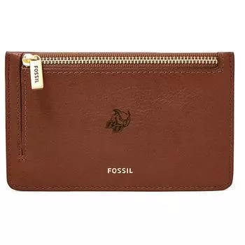 Картхолдер Fossil Rowan Profs, коричневый
