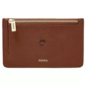 Картхолдер Fossil Uconn Huskies, коричневый