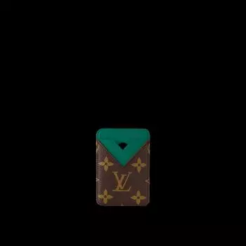 Картхолдер Louis Vuitton, зеленый