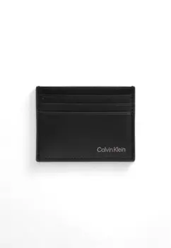 Картхолдер мужской Calvin Klein кожаный, черный