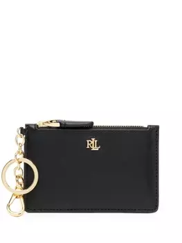 Картхолдер на молнии Lauren Ralph Lauren, черный