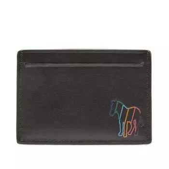 Картхолдер Paul Smith Zebra Leather, черный