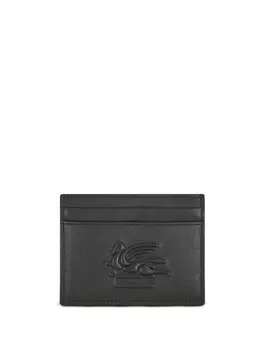 Картхолдер Pegaso с тиснением ETRO, черный