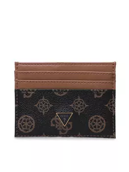Картхолдер Peony Slg SMPEON Guess, коричневый