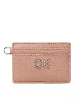 Картхолдер Re-Lock Cardholder Pbl Calvin Klein, розовый