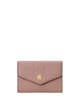 Картхолдер с логотипом GG Gucci, розовый